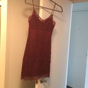 top shop lace mini dress